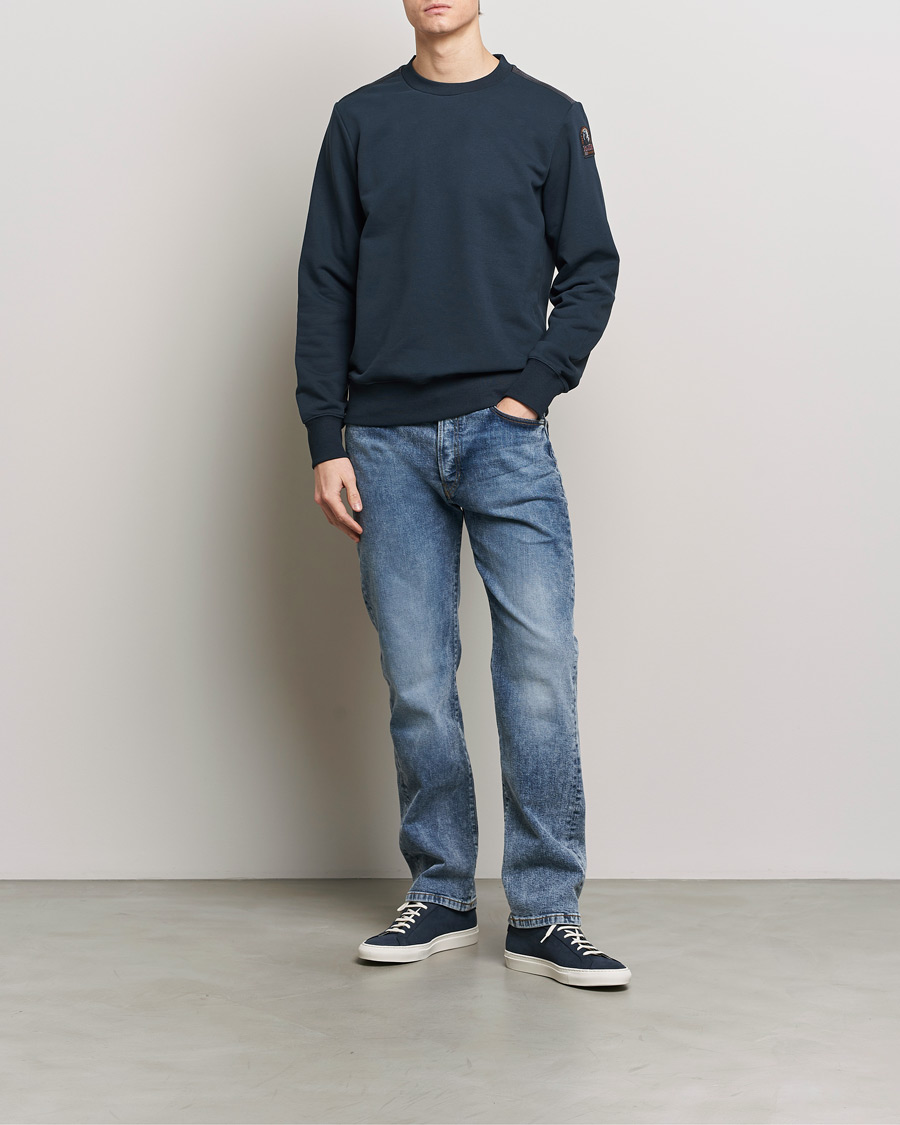 Mies | Puserot | Parajumpers | K2 Super Easy Crew Neck Sweatshirt Blue Navy