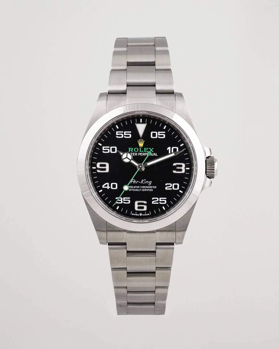 Mies | Rolex Pre-Owned Air King 126900 Silver | Rolex Pre-Owned | Air King 126900 Silver