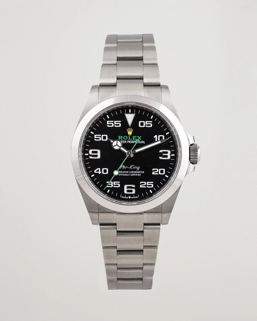 Mies | Rolex Pre-Owned Air King 126900 Silver | Rolex Pre-Owned | Air King 126900 Silver