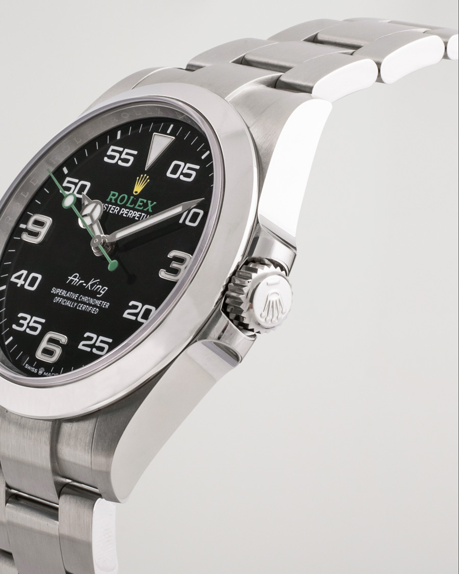 Mies | Rolex Pre-Owned Air King 126900 Silver | Rolex Pre-Owned | Air King 126900 Silver