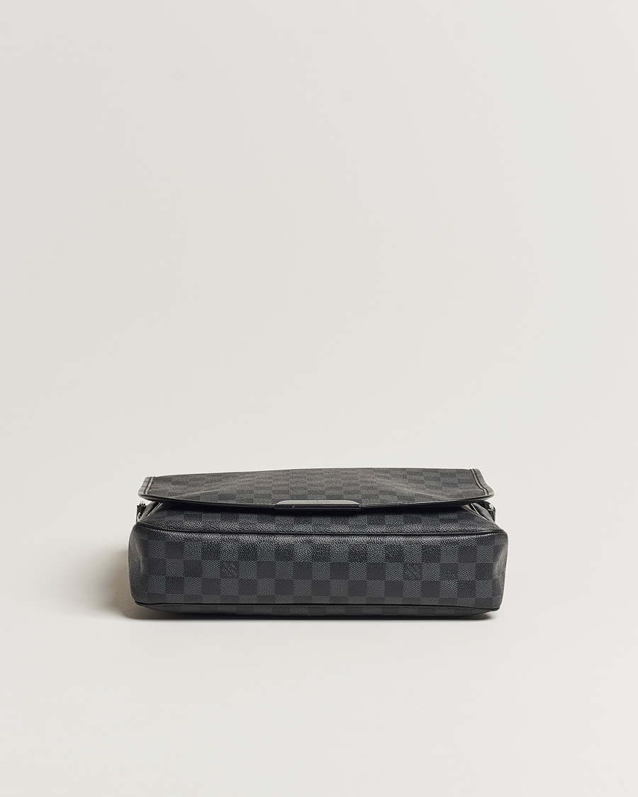 Mies | Louis Vuitton Pre-Owned Daniel MM Satchel Leather Bag Damier Graphite | Louis Vuitton Pre-Owned | Daniel MM Satchel Leather Bag Damier Graphite