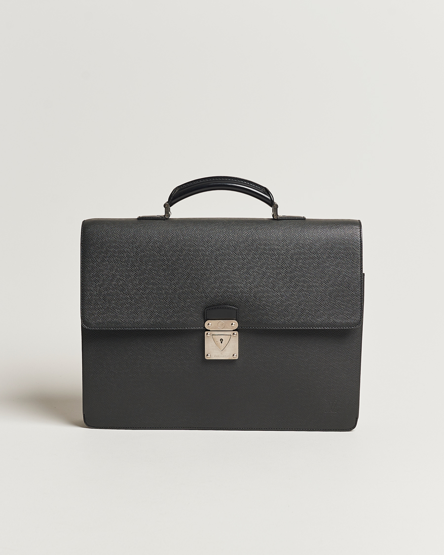 Mies | Louis Vuitton Pre-Owned Robusto Briefcase Black | Louis Vuitton Pre-Owned | Robusto Briefcase Black