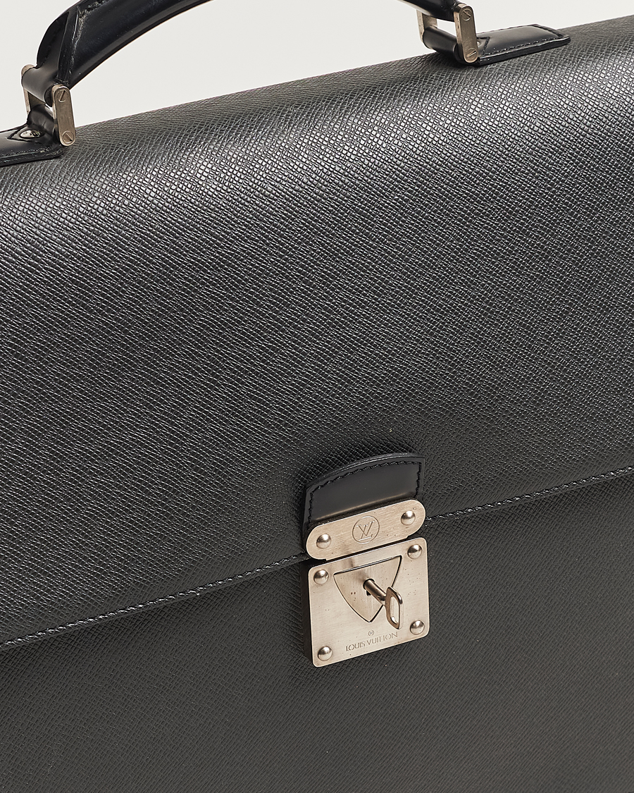 Mies | Louis Vuitton Pre-Owned Robusto Briefcase Black | Louis Vuitton Pre-Owned | Robusto Briefcase Black