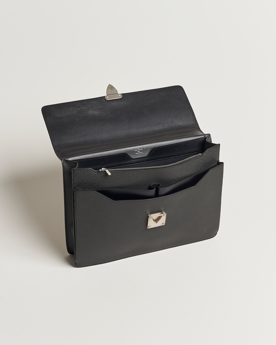 Mies | Louis Vuitton Pre-Owned Robusto Briefcase Black | Louis Vuitton Pre-Owned | Robusto Briefcase Black