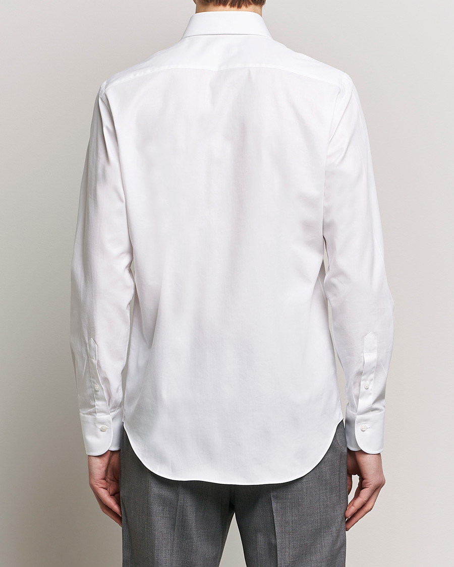 Mies | Kauluspaidat | Grigio | Cotton Twill Dress Shirt White