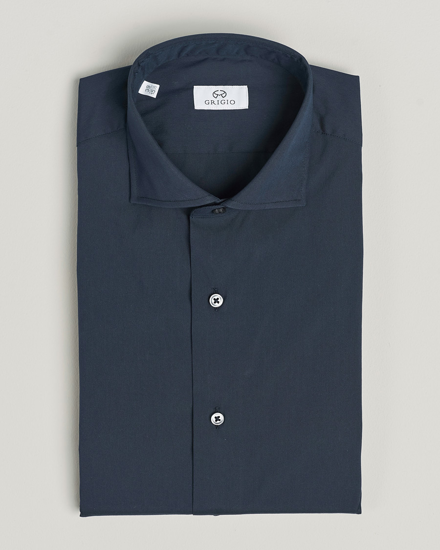 Mies | Kauluspaidat | Grigio | Comfort Stretch Dress Shirt Navy