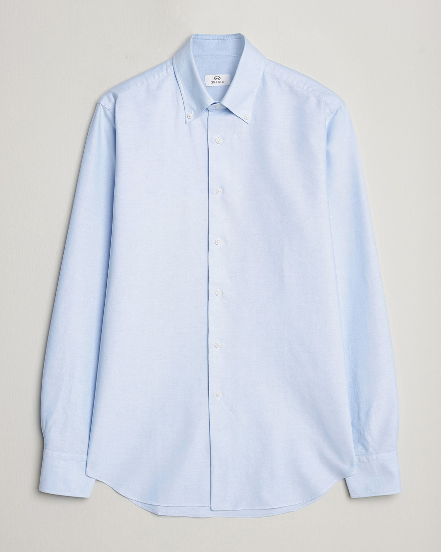 Mies | Kauluspaidat | Grigio | Oxford Button Down Shirt Light Blue