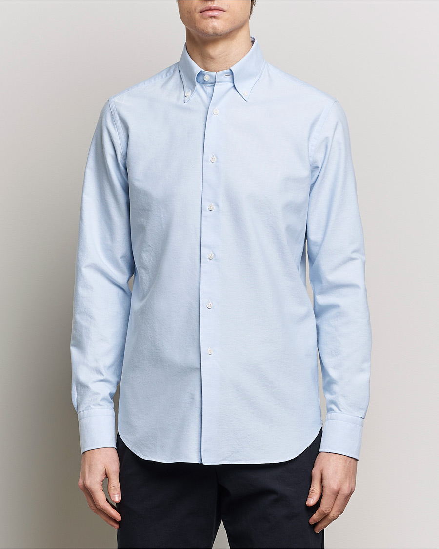 Men |  | Grigio | Oxford Button Down Shirt Light Blue