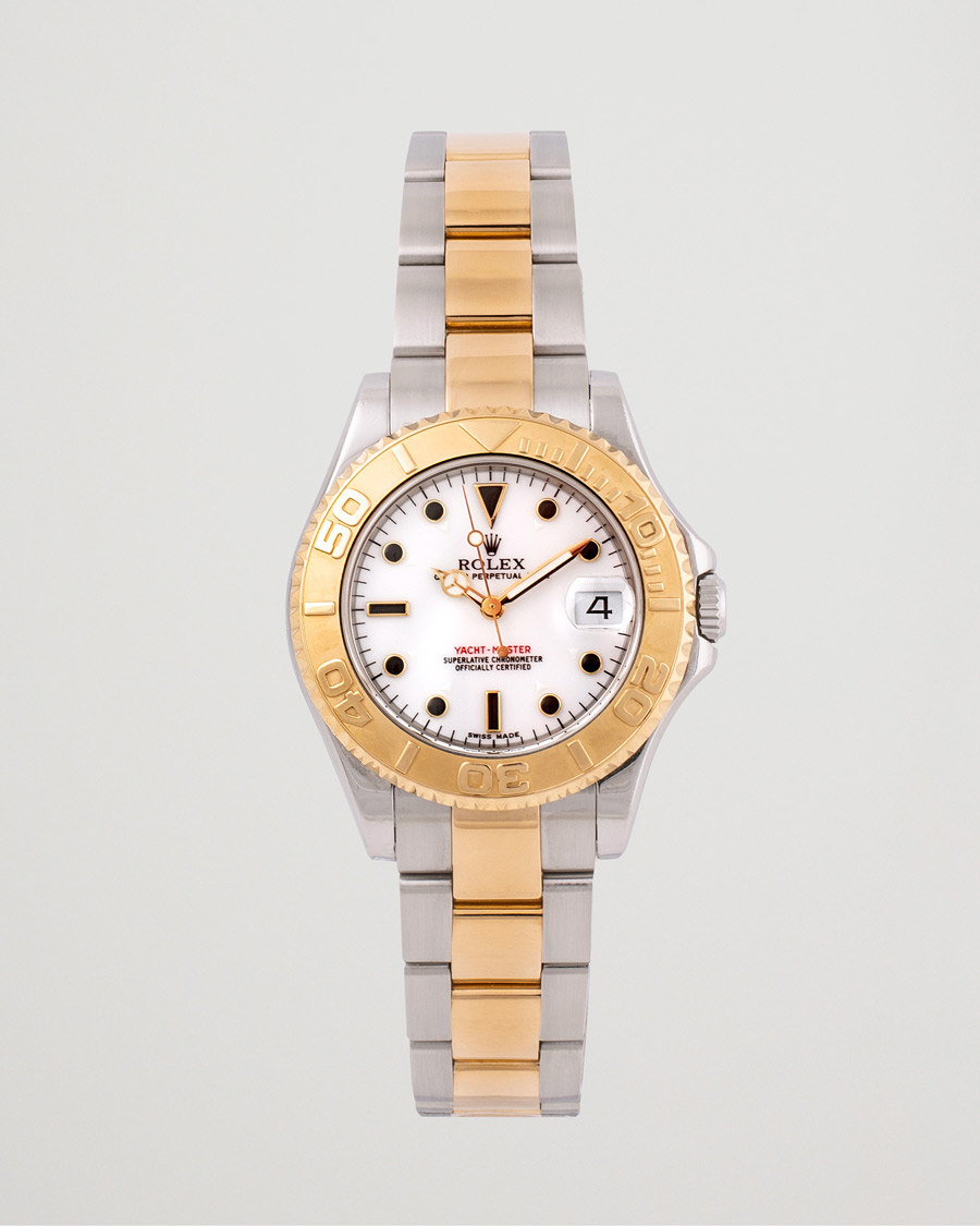 Mies | Rolex Pre-Owned Yacht Master 168623 Gold/Silver | Rolex Pre-Owned | Yacht Master 168623 Gold/Silver