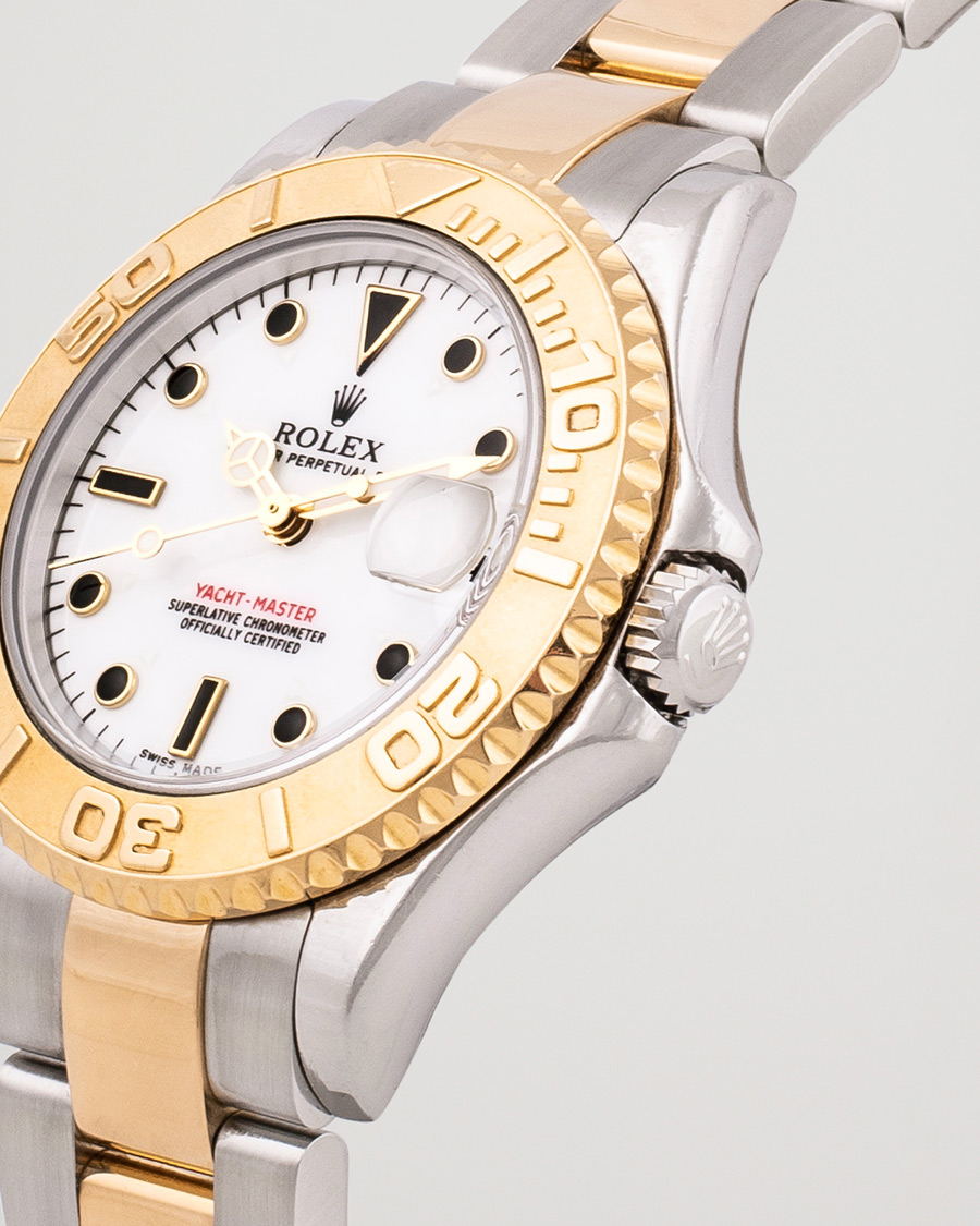 Mies | Rolex Pre-Owned Yacht Master 168623 Gold/Silver | Rolex Pre-Owned | Yacht Master 168623 Gold/Silver