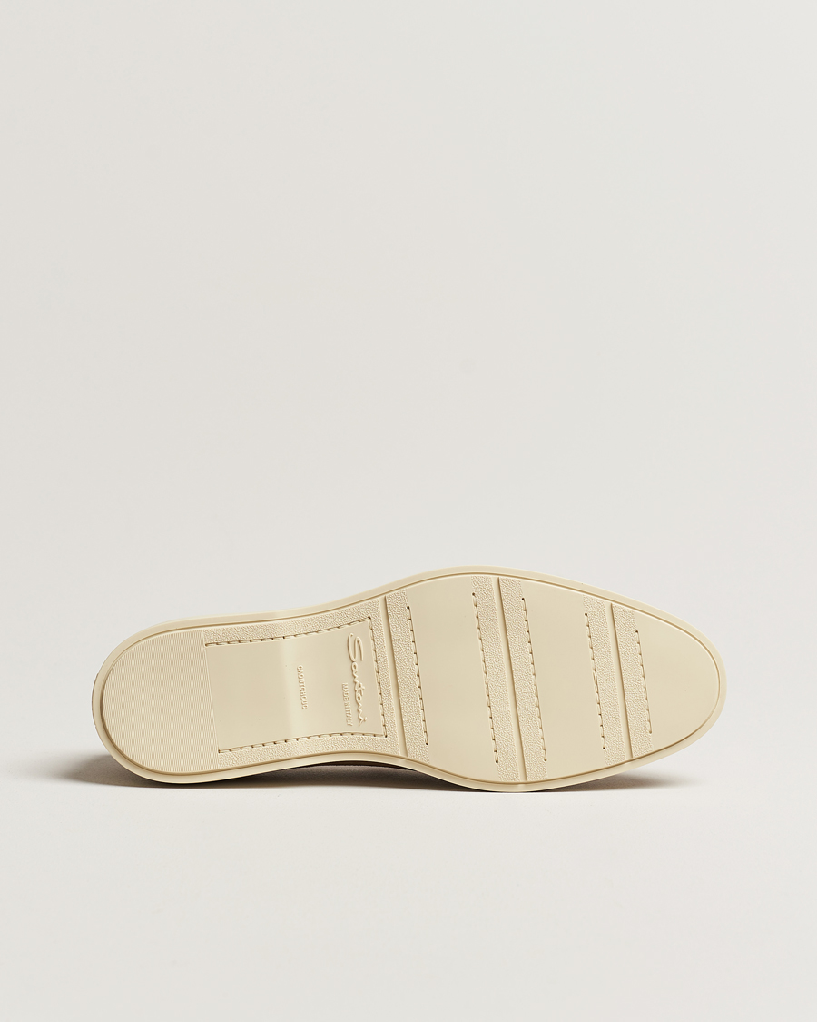 Mies | Santoni Summer Loafers Beige Suede | Santoni | Summer Loafers Beige Suede