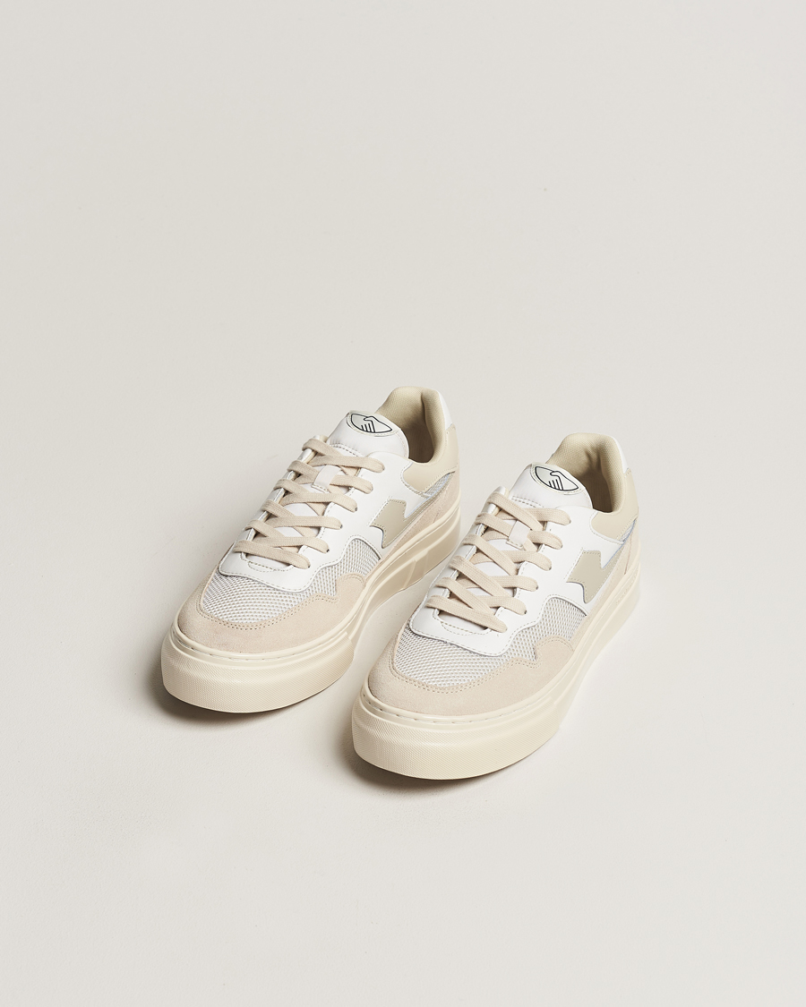 Mies | Contemporary Creators | Stepney Workers Club | Pearl S-Strike Suede Mixed Sneaker Ecru/Putty