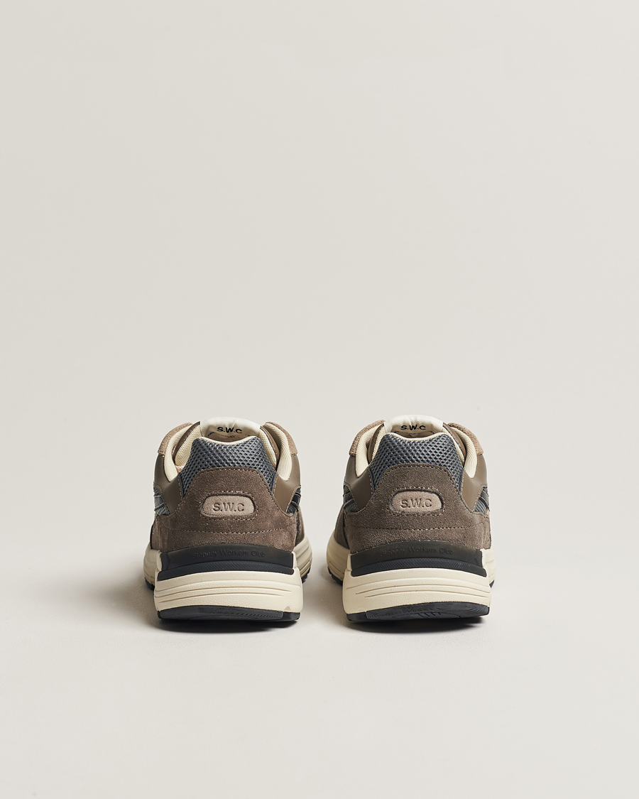 Mies | Stepney Workers Club Amiel S-Strike Suede Mix Runner Grey | Stepney Workers Club | Amiel S-Strike Suede Mix Runner Grey