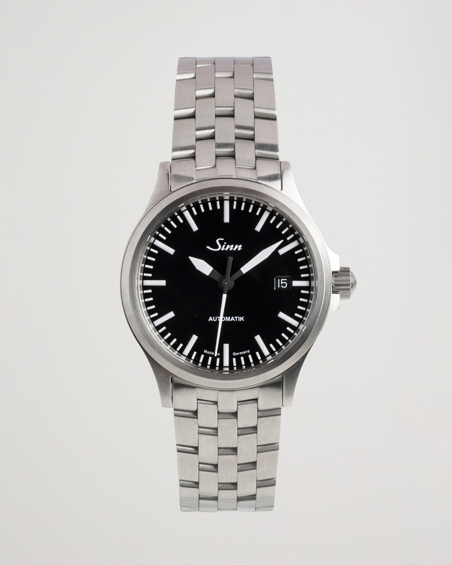 Mies | Sinn Pre-Owned 556 Stainless Steal 38,5 Black Silver | Sinn Pre-Owned | 556 Stainless Steal 38,5 Black Silver