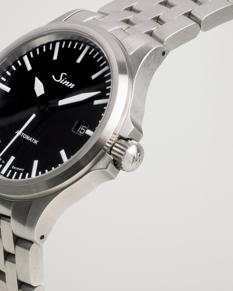 Mies | Sinn Pre-Owned 556 Stainless Steal 38,5 Black Silver | Sinn Pre-Owned | 556 Stainless Steal 38,5 Black Silver
