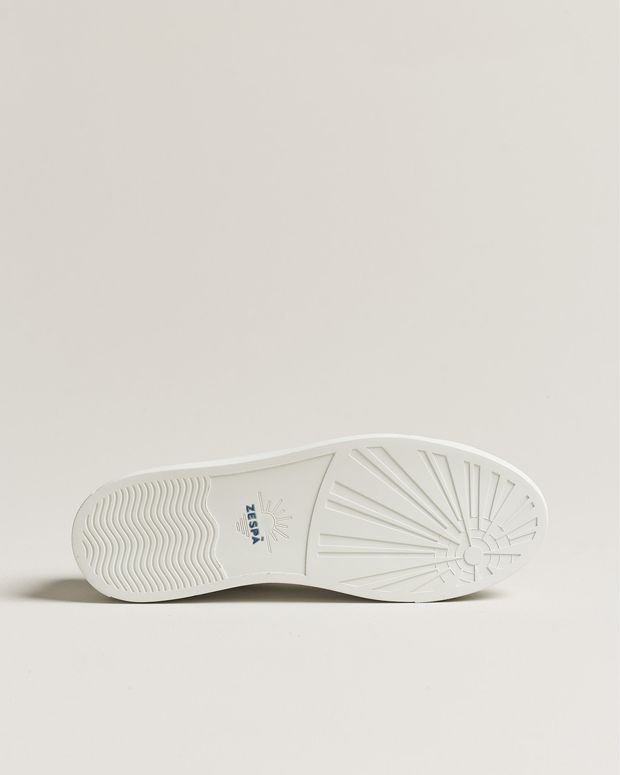 Mies | Zespà ZSP4 Nappa Leather Sneakers White/Dark Green | Zespà | ZSP4 Nappa Leather Sneakers White/Dark Green