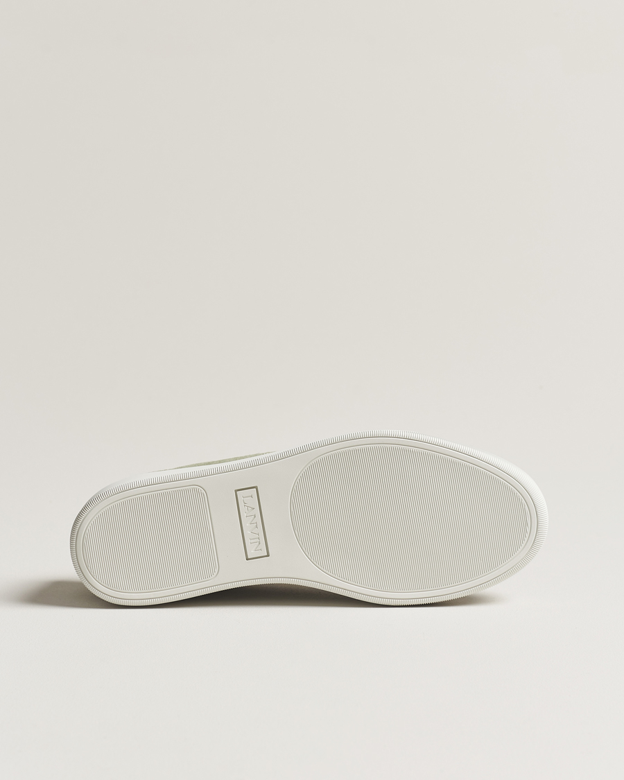 Mies | Lanvin Patent Cap Toe Sneaker Green | Lanvin | Patent Cap Toe Sneaker Green