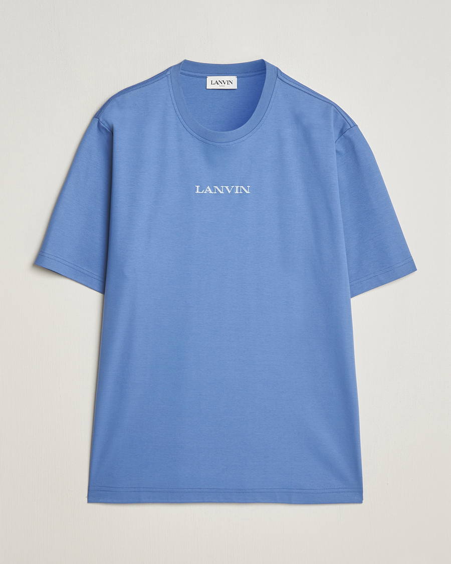 Mies | T-paidat | Lanvin | Embroidered Logo T-Shirt Cornflower