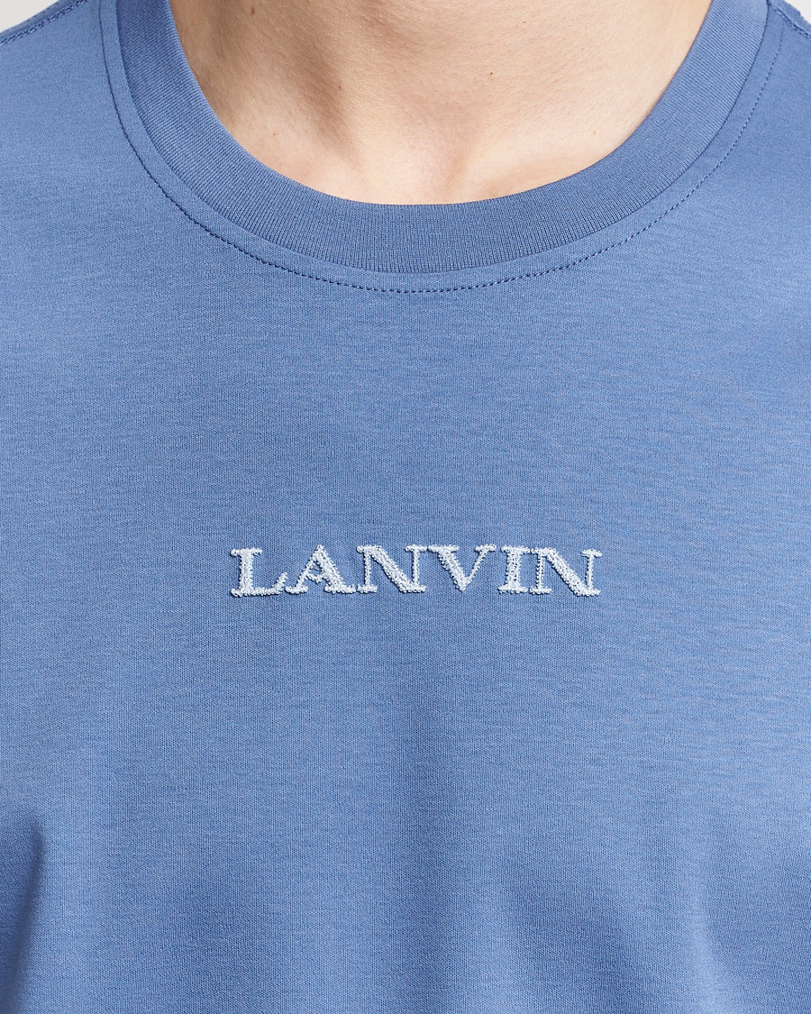 Mies | T-paidat | Lanvin | Embroidered Logo T-Shirt Cornflower