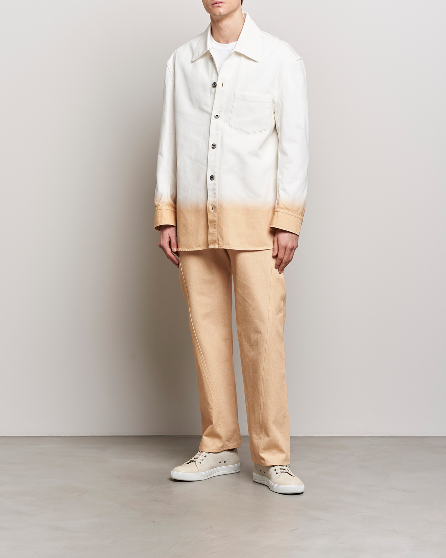 Mies | Kauluspaidat | Lanvin | Degrade Effect Overshirt Vanilla