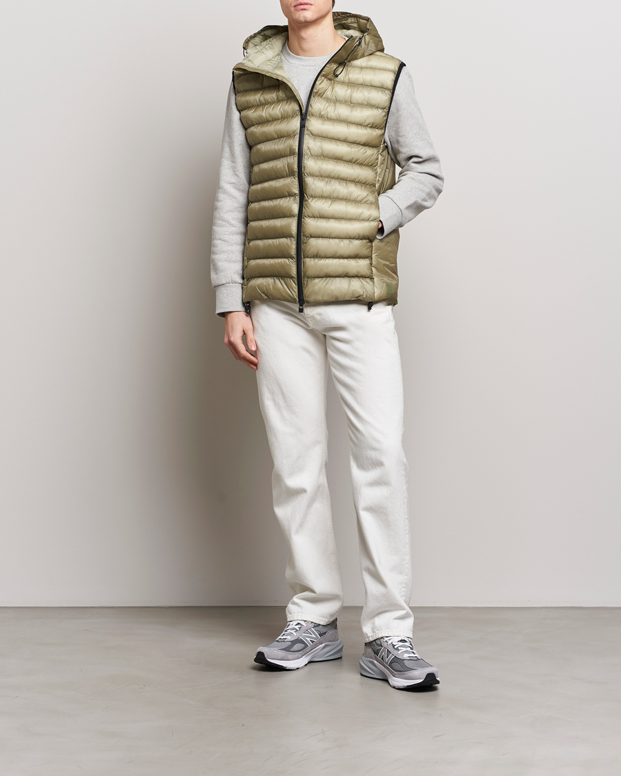 Mies | Takit | RAINS | Kaunas Hybrid Hooded Vest Earth