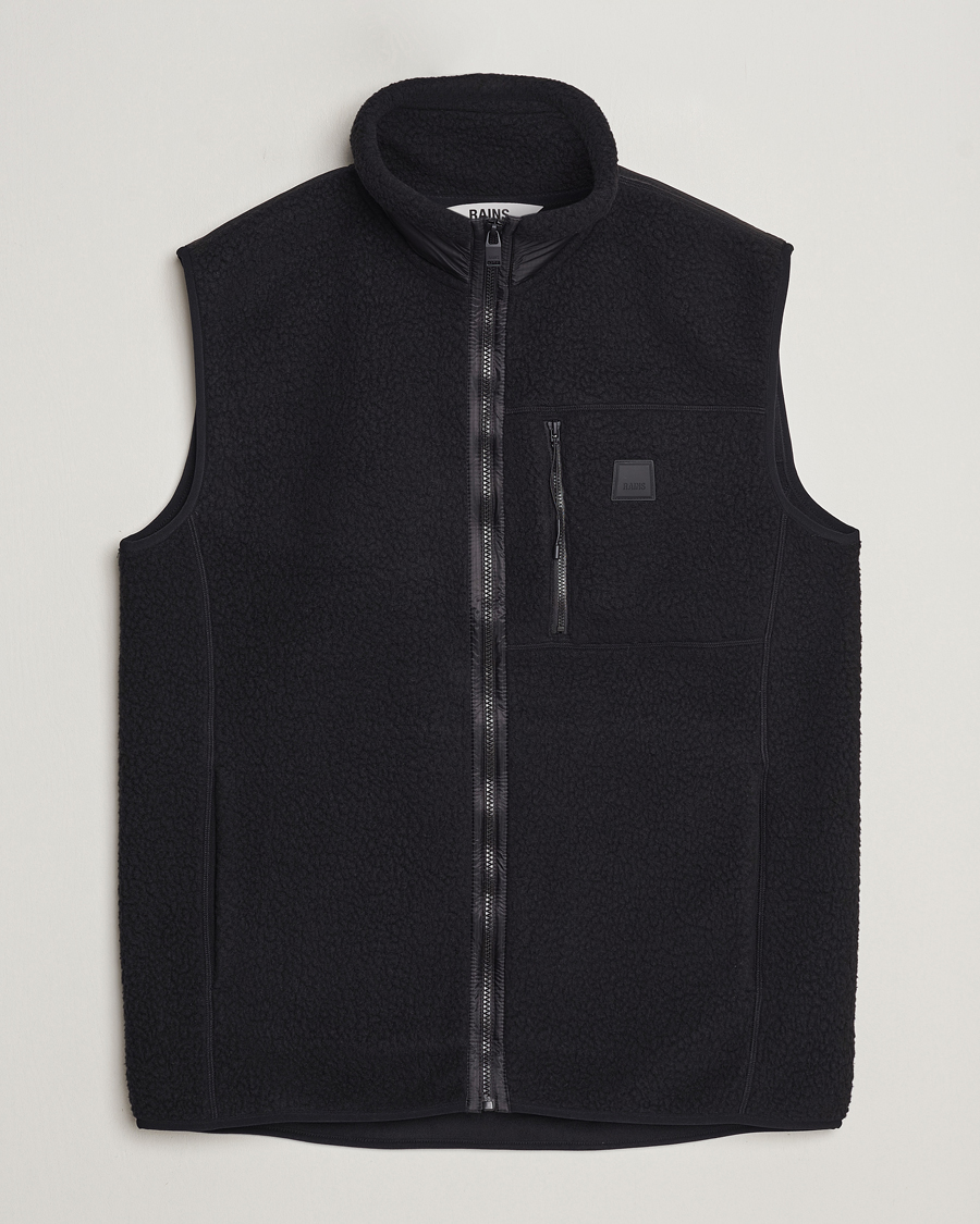 Mies | Puserot | RAINS | Yermo Fleece Vest Black