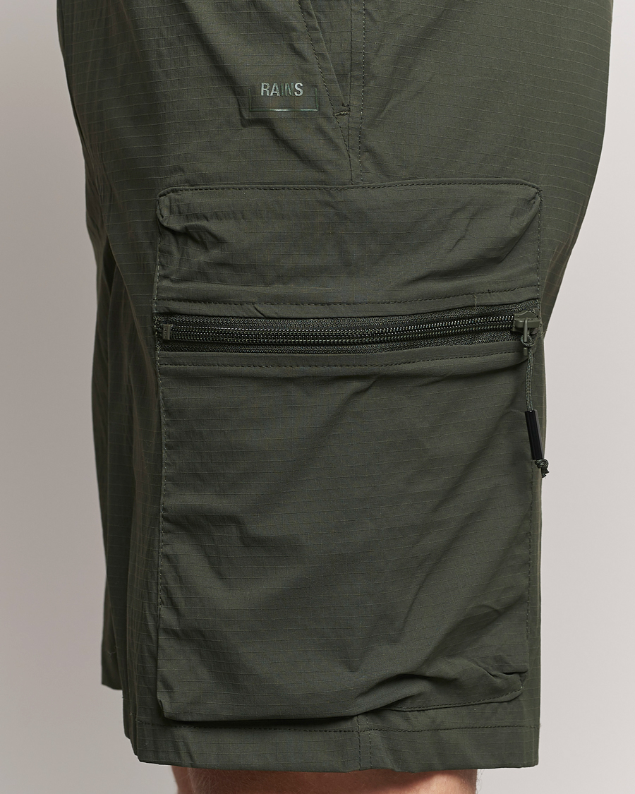 Mies | Shortsit | RAINS | Tomar Ripstop Cargo Shorts Green