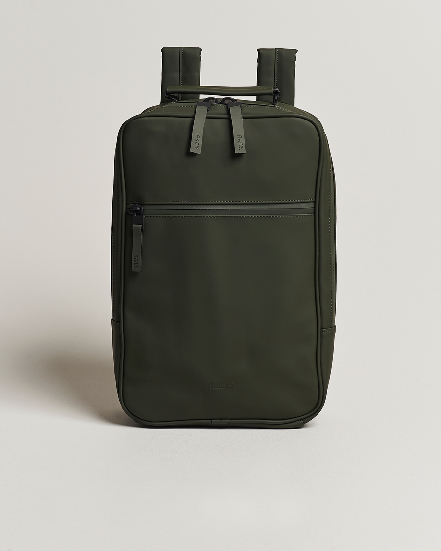 Mies | RAINS Book Backpack Green | RAINS | Book Backpack Green