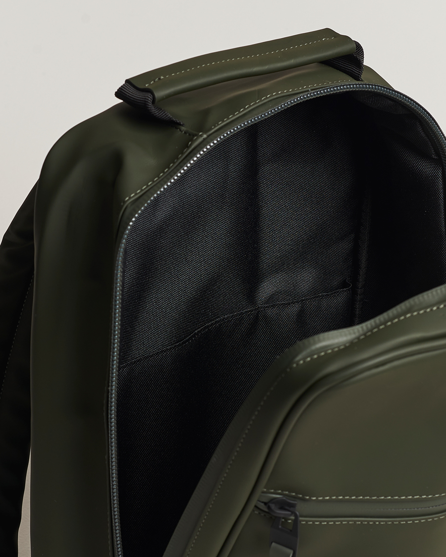 Mies | RAINS Book Backpack Green | RAINS | Book Backpack Green