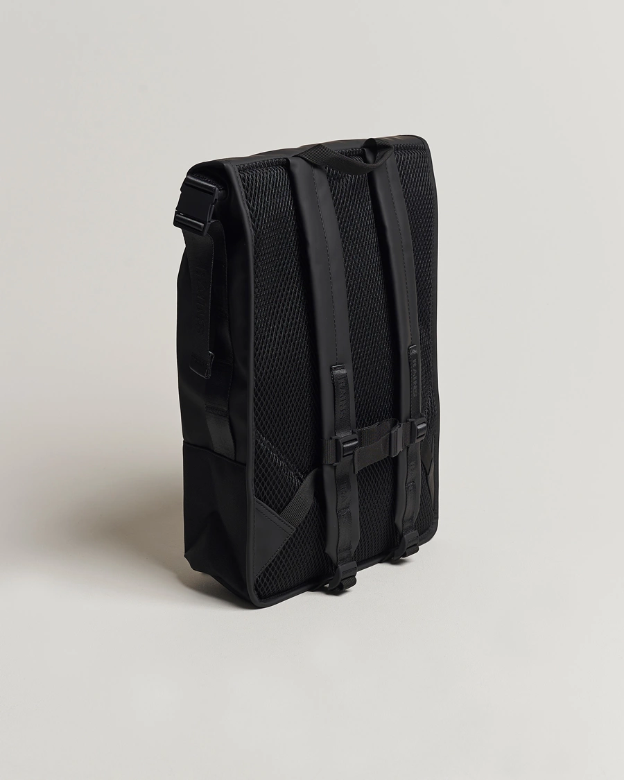 Mies |  | RAINS | Trail Rolltop Backpack Black