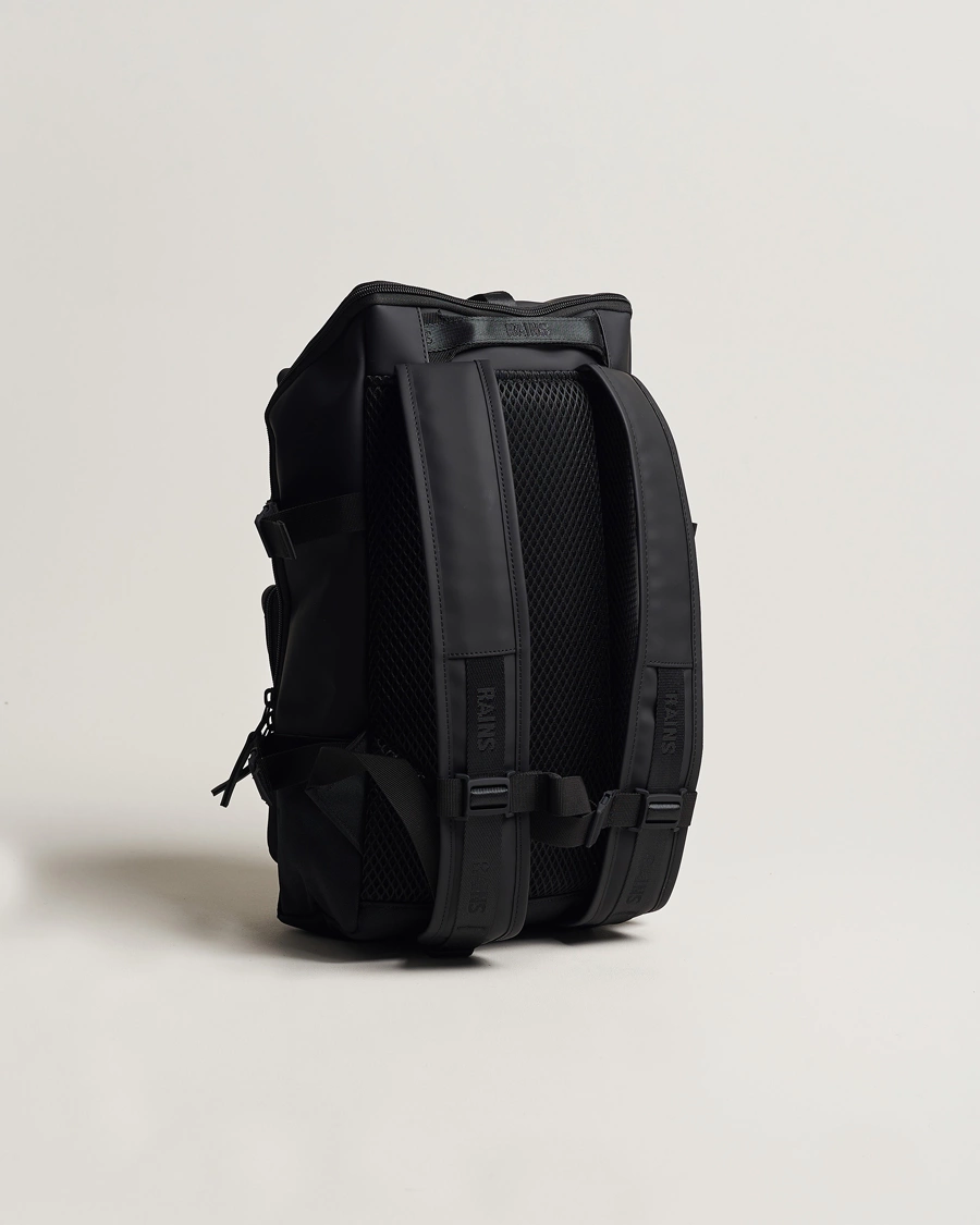 Men |  | RAINS | Trail Cargo Backpack Black