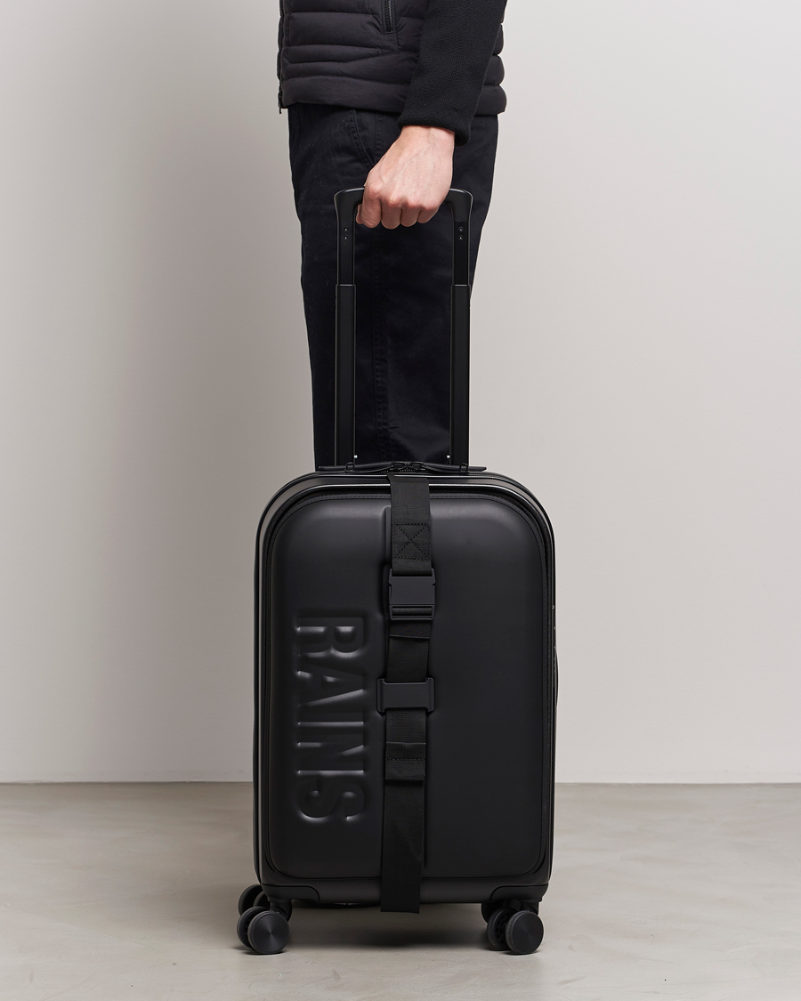 Men | Suitcases | RAINS | Texel Cabin Travel Bag Black