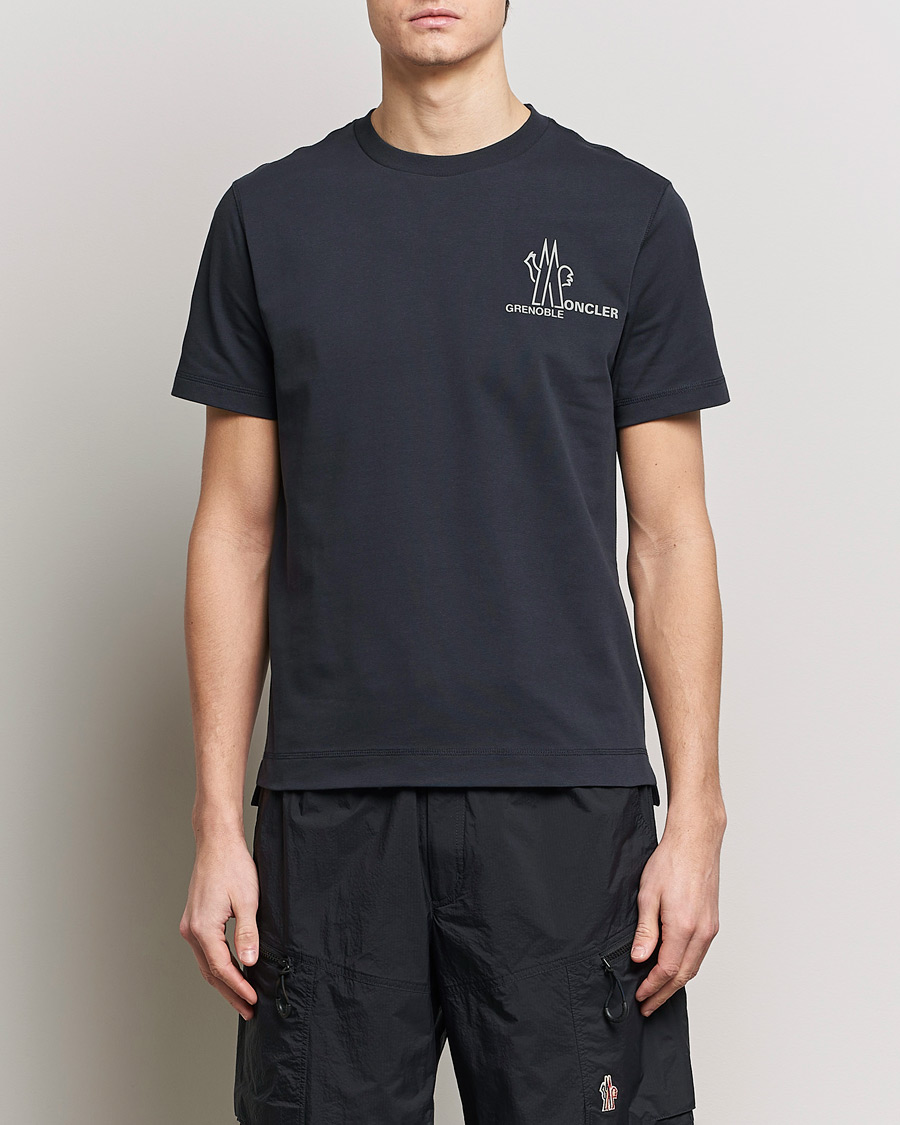 Mies | T-paidat | Moncler Grenoble | Short Sleeve T-Shirt Navy