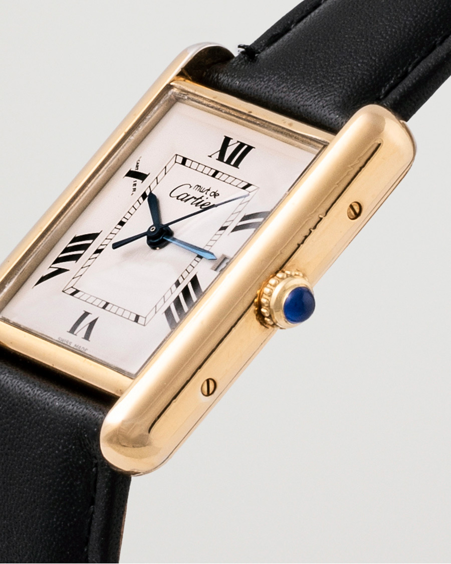 Mies | Cartier Pre-Owned Tank Must XL 2413 Gold | Cartier Pre-Owned | Tank Must XL 2413 Gold