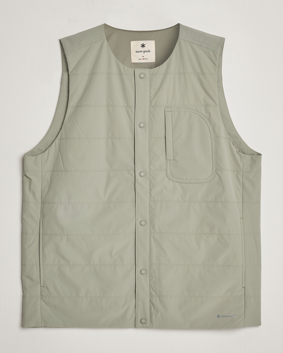 Mies | Takit | Snow Peak | Flexible Insulated Vest Beige