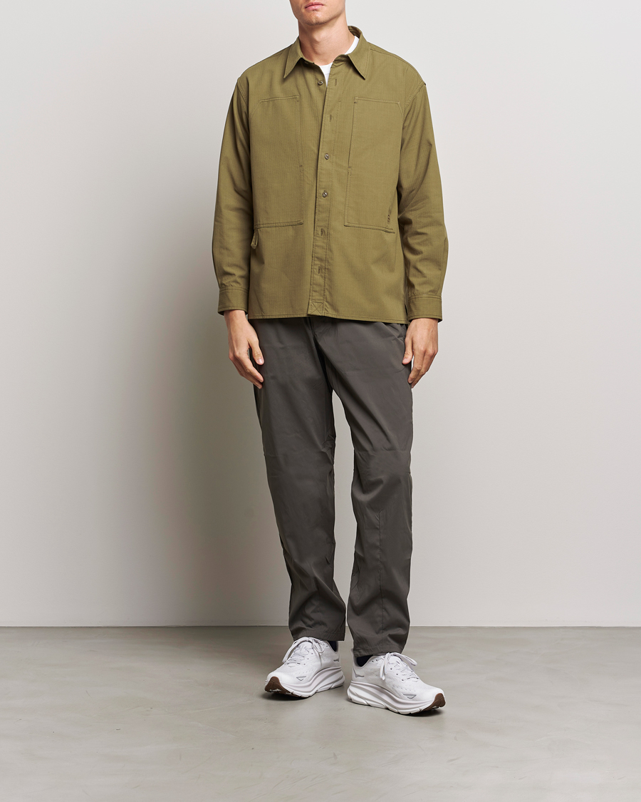 Mies | Kauluspaidat | Snow Peak | Takibi Light Ripstop Overshirt Khaki