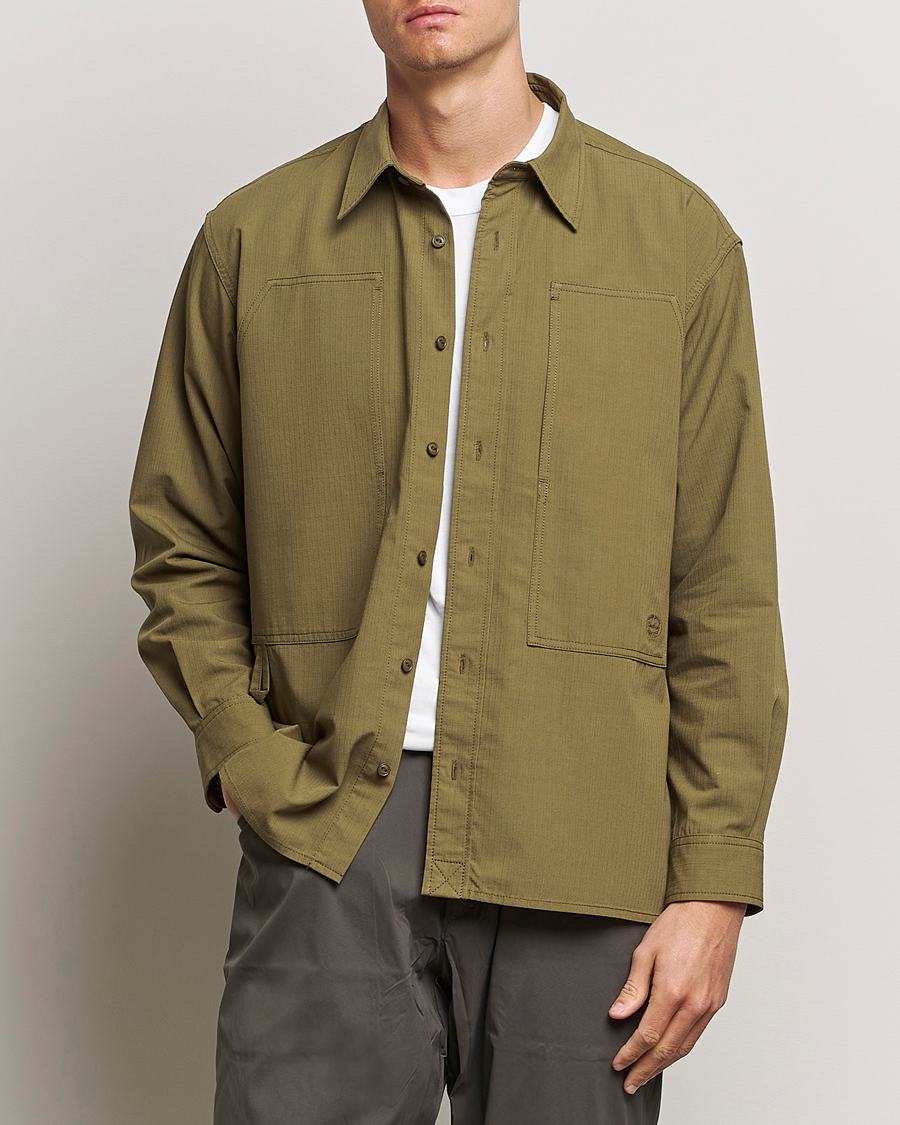 Mies | Kauluspaidat | Snow Peak | Takibi Light Ripstop Overshirt Khaki