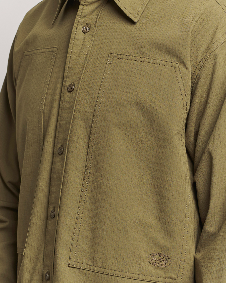 Mies | Kauluspaidat | Snow Peak | Takibi Light Ripstop Overshirt Khaki