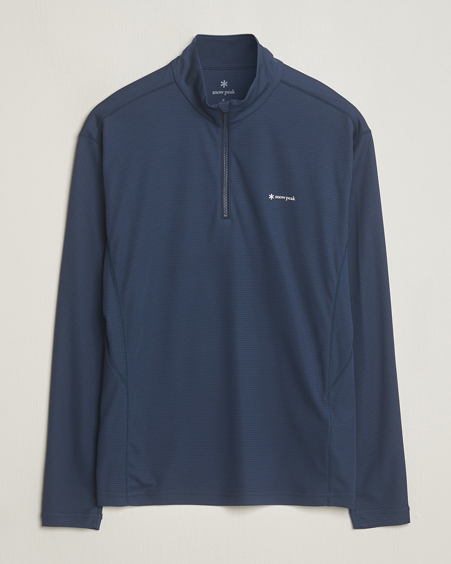 Mies | Puserot | Snow Peak | PE Power Dry Half Zip Navy