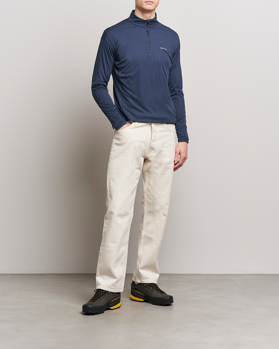 Mies | Puserot | Snow Peak | PE Power Dry Half Zip Navy