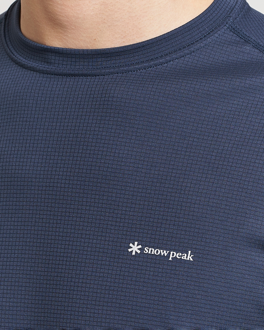 Mies | T-paidat | Snow Peak | PE Power Dry T-Shirt Navy