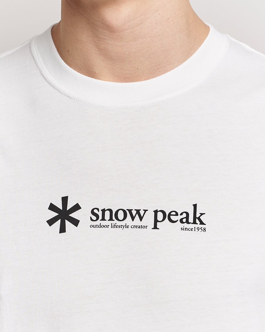 Mies | T-paidat | Snow Peak | Soft Cotton Logo T-Shirt White
