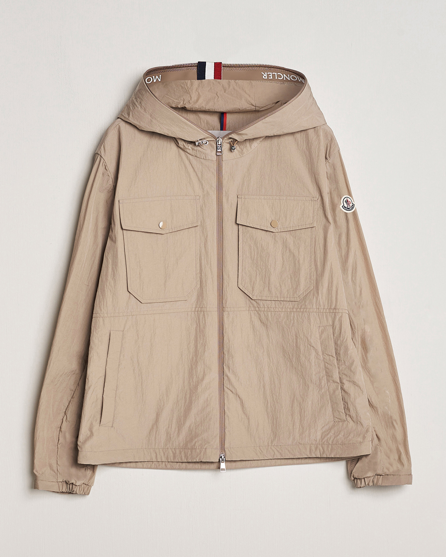 Mies | Takit | Moncler | Plessur Hooded Field Jacket Beige