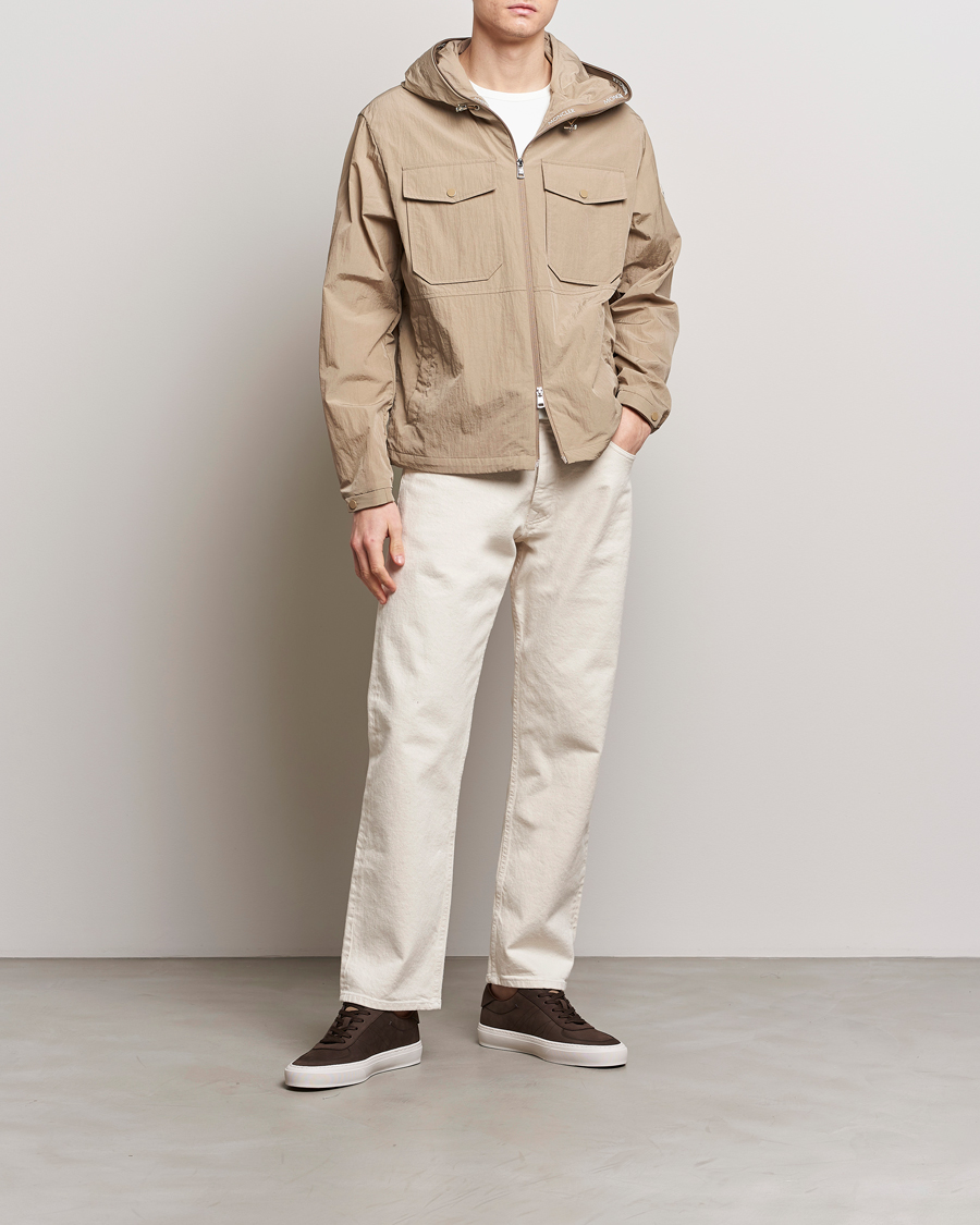 Mies | Takit | Moncler | Plessur Hooded Field Jacket Beige