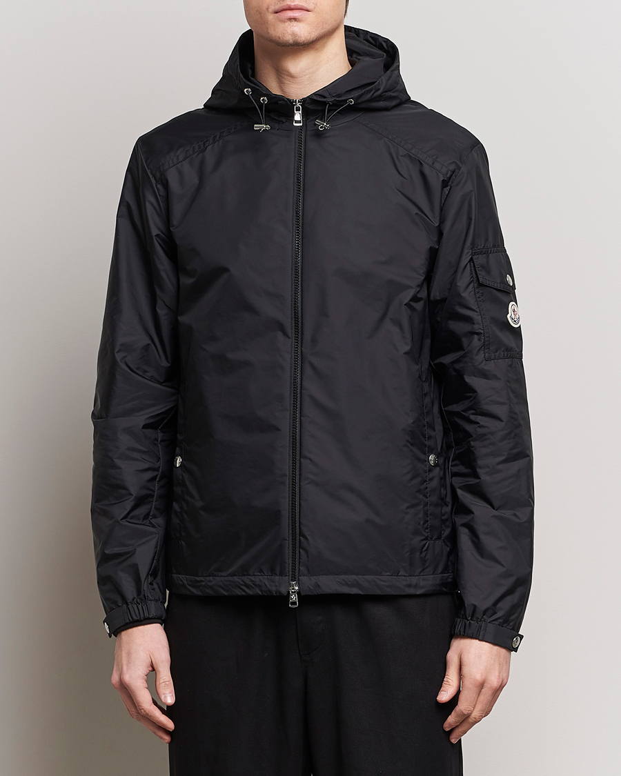 Mies | Luxury Brands | Moncler | Etiache Hooded Bomber Jacket Black