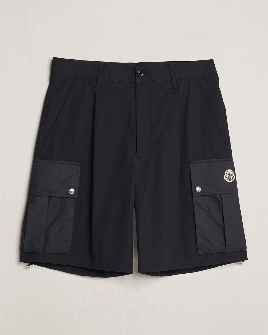 Mies | Shortsit | Moncler | Cotton Cargo Shorts Black