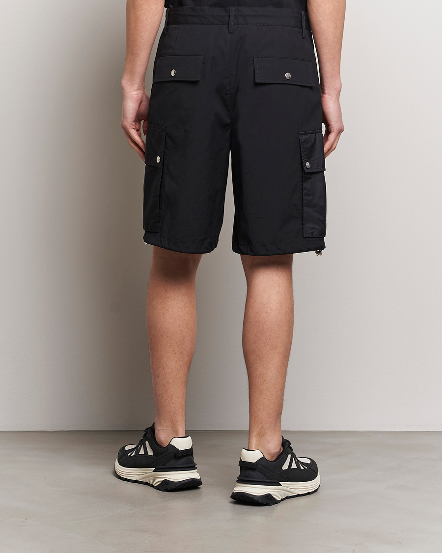 Mies | Shortsit | Moncler | Cotton Cargo Shorts Black