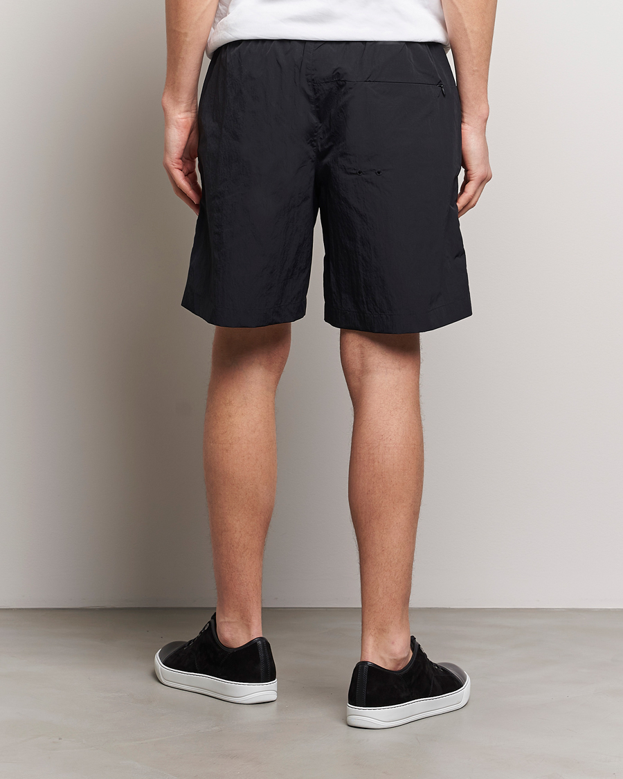 Mies | Uimahousut | Moncler | Lettering Logo Swim Shorts Black