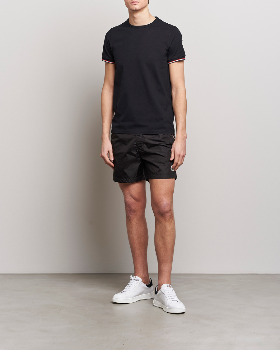 Mies | Uimahousut | Moncler | Nylon Swim Shorts Black