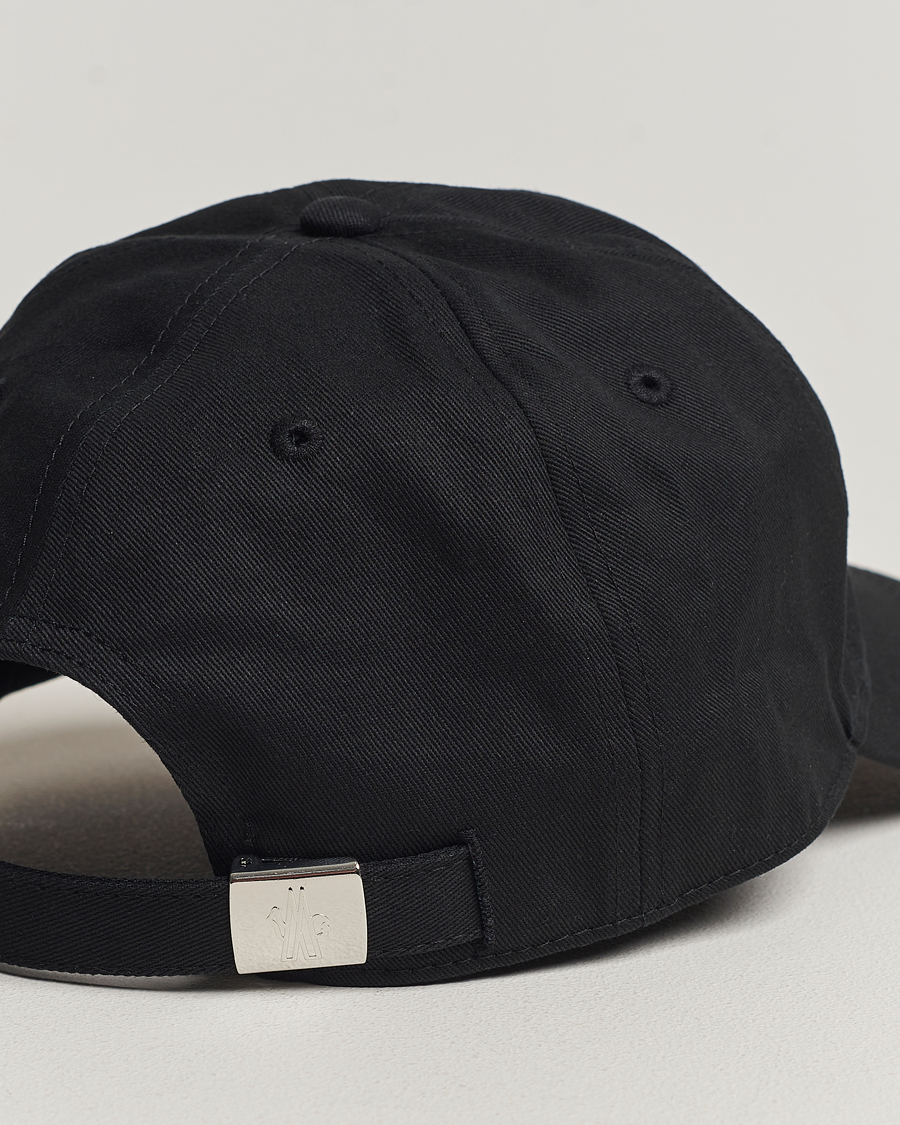 Mies | Moncler Double Logo Baseball Cap Black | Moncler | Double Logo Baseball Cap Black
